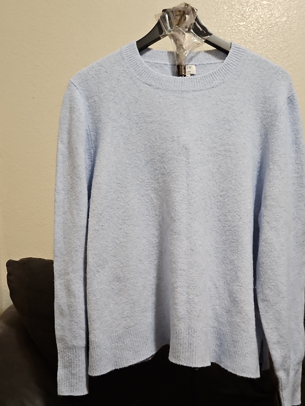 J. Crew Baby Blue Wool Blend Crewneck Sweater